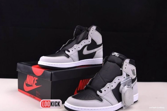 Air Retro 555088-035 White 1 Jordan Grey Light Black Smoke High 1103